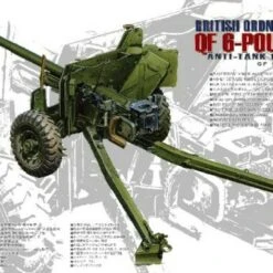 British Ordnance QF Mk IV 6-Pounder Anti-Tank Gun 1/35 AFV Club