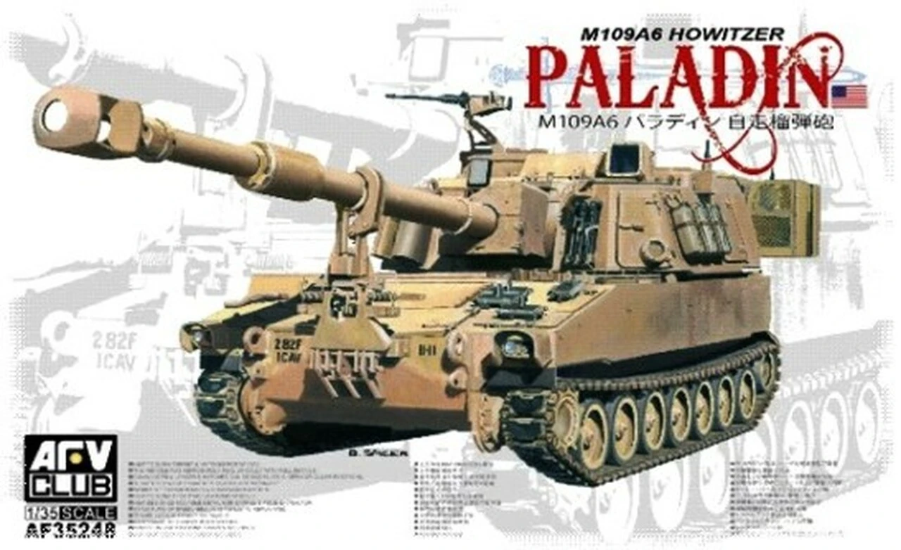 M109A6 Howitzer Paladin Tank 1/35 AFV Club