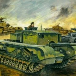 British Churchill Tank w/3 Inch 20 CWT Gun 1/35 AFV Club