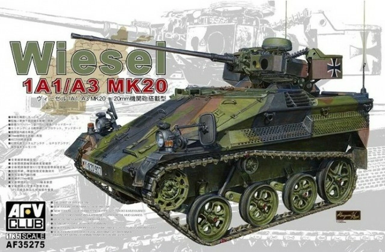Wiesel A1/A3 Fire Support Version ATV 1/35 AFV Club