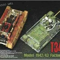 T-34/76 Model 1942/43 Factory No.183 Tank w/Clear Turret/Hull 1/35 AFV Club