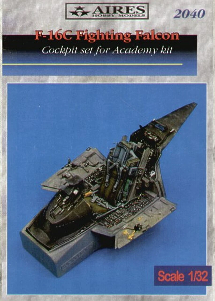 F-16C Fighting Falcon Cockpit Set (for ACD) 1/32 Aires