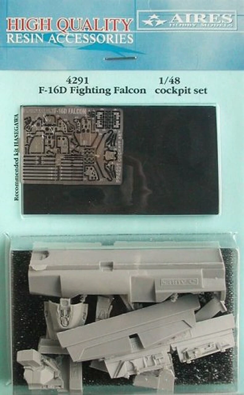 F-16D Fighting Falcon Cockpit Set (for Has) 1/48 Aires