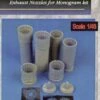 B-58 Hustler Exhaust Nozzles (For RMX) 1/48 Aires