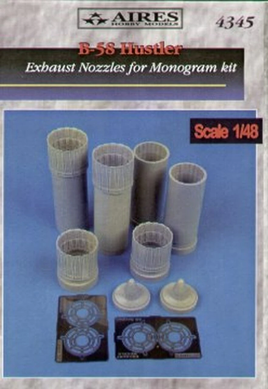 B-58 Hustler Exhaust Nozzles (For RMX) 1/48 Aires