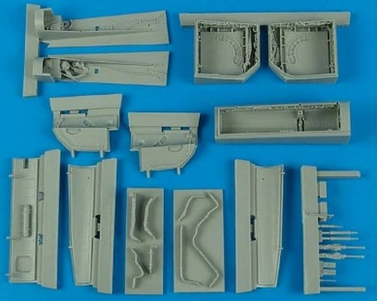 Su-27 Flanker Wheel Bay For ACY (Resin) 1/48 Aires