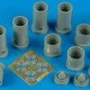 B-58 Hustler Exhaust Nozzles (For ITA) 1/72 Aires