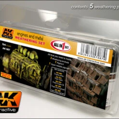 Engines & Metal Enamel Paint Set (82, 83, 84, 85, 86) AK Interactive