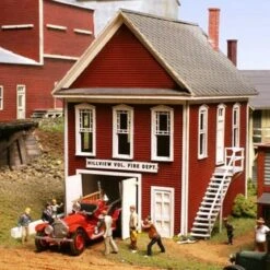 Hillview Volunteer Fire Department Fire House HO American Model Builders