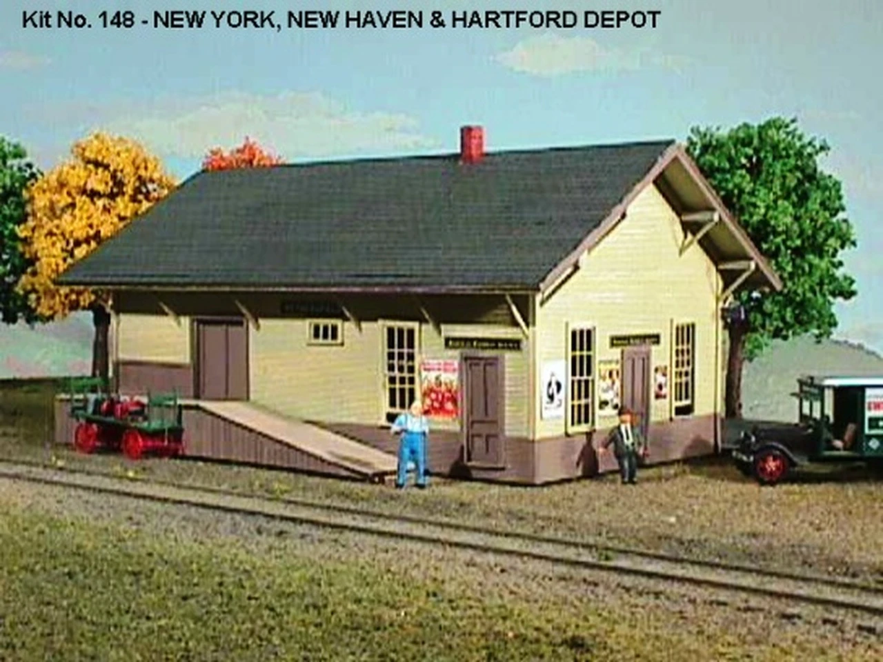 New Haven Passenger Depot Building HO American Model Builders