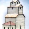 Alton Country Grain Elevator HO American Model Builders
