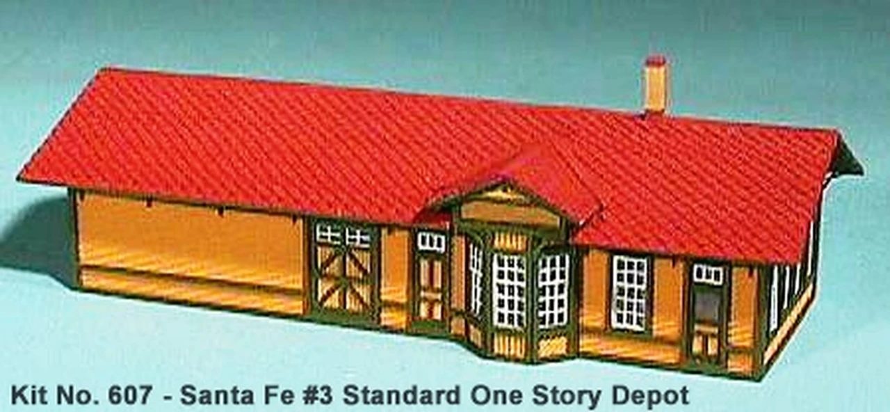 Santa Fe #3 Standard 1Story Depot N American Model Builders