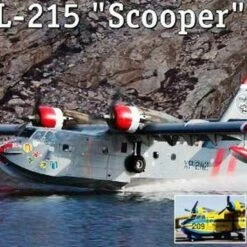 CL-215 Scooper Firefighting Amphibious Aircraft 1/144 A-Model