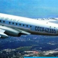 Tupolev Tu-104 Aerofloat Russian Passenger Airliner 1/144 A-Model