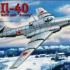 Ilyushin IL-40 Brawny 2-Seater Soviet Jet Aircraft 1/72 A-Model
