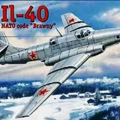 Ilyushin IL-40 Brawny 2-Seater Soviet Jet Aircraft 1/72 A-Model