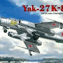 Yak-27K-8 NATO Code 'Flashlight-C' Soviet Interceptor Aircraft 1/72 A-Model
