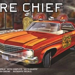 1970 Chevy Impala Fire Chief Car 1/25 AMT Models