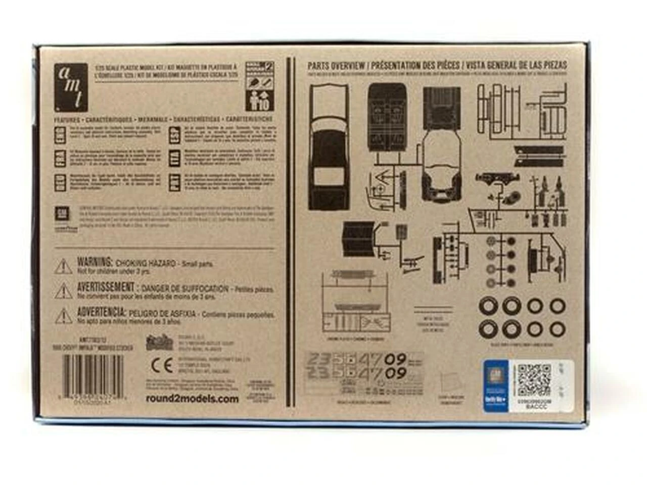 1966 Chevy Impala Modified Stocker Race Car 1/25 AMT Models - Image 3