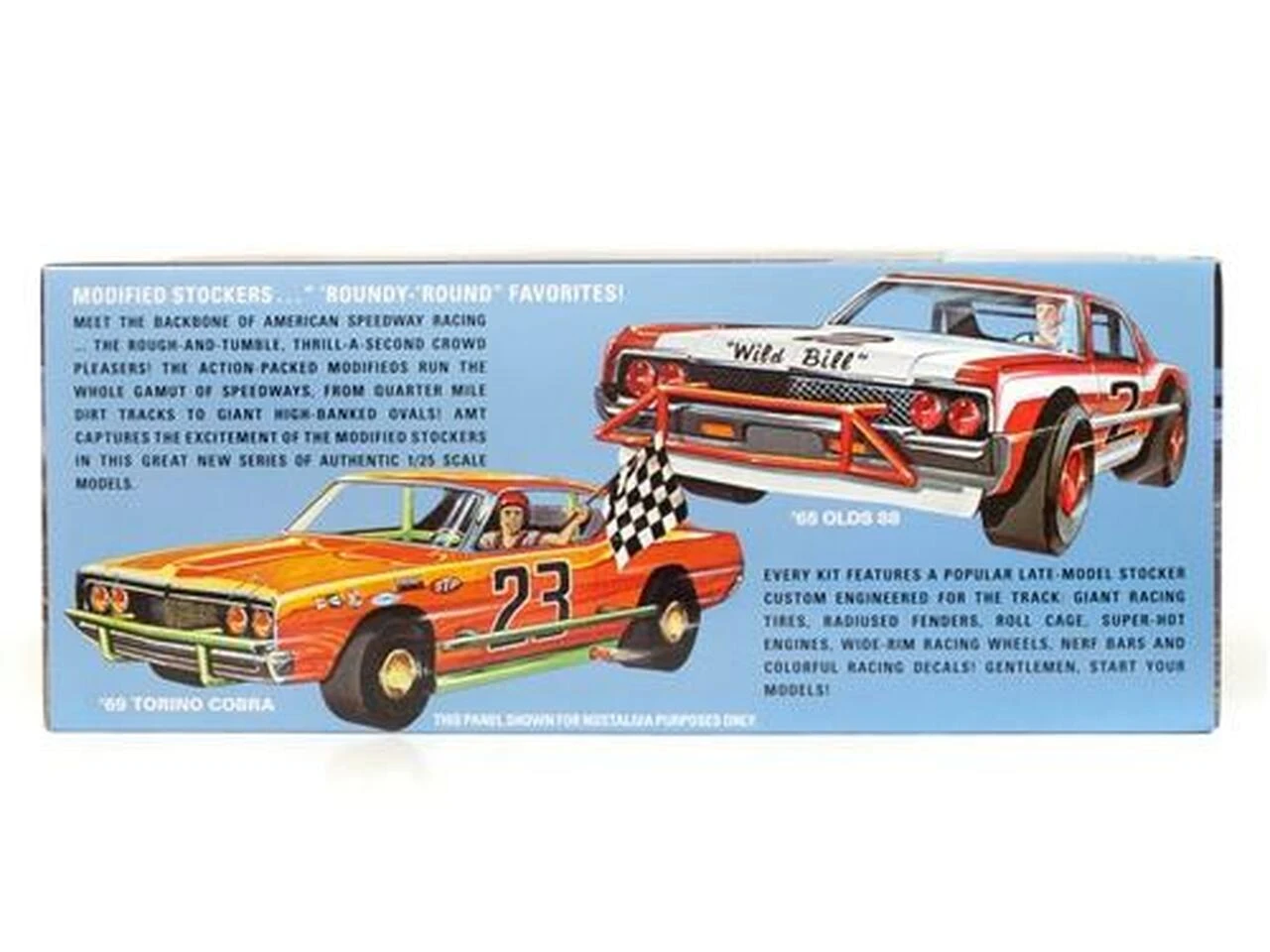 1966 Chevy Impala Modified Stocker Race Car 1/25 AMT Models - Image 2