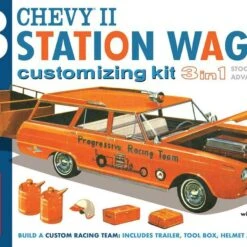 1963 Chevy II Station Wagon w/Trailer 1/25 AMT Models