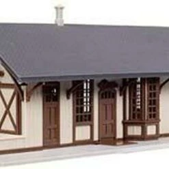 1872 Maywood Train Station Kit (Tan) N Scale Atlas Trains