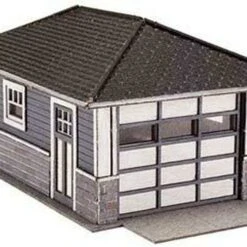 Barb's Bungalow Garage Wooden Kit (2) N Scale Atlas Trains