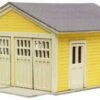 Kate's Colonial Garage Wooden Kit (2) HO Scale Atlas Trains