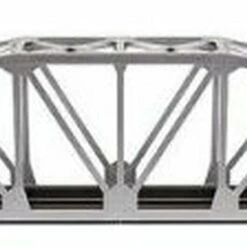 Code 100 Nickel Silver 18" Silver Through Truss Bridge Kit HO Scale Atlas Trains