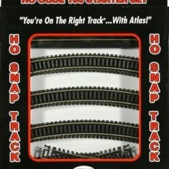 Code 100 Nickel Silver Snap Track Starter Set HO Scale Atlas Trains