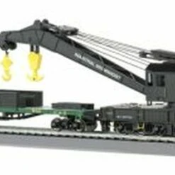 250-Ton Steam Crane Car & Boom Tender Chesapeake & Ohio HO Bachmann Trains