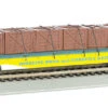 Ringling Bros. & Barnum & Bailey Flat Car With Crate Load #119 (Yellow) HO Scale Bachmann Ringling Bros. & Barnum & Bailey Flat Car with Crate Load #119 (Yellow) HO Scale Bachmann
