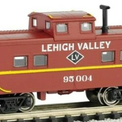 Lehigh Valley #95004 (Red) Northeast Steel Caboose N Bachmann Trains