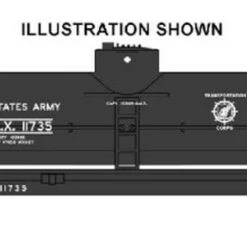 Silver Series R-T-R US Army 40' Single Dome Tank Car HO Bachmann Silver Series R-T-R US Army 40' Single Dome Tank Car HO Bachmann