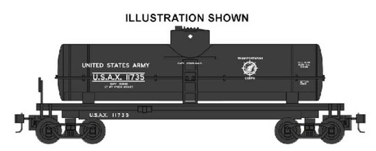 Silver Series R-T-R US Army 40' Single Dome Tank Car HO Bachmann Silver Series R-T-R US Army 40' Single Dome Tank Car HO Bachmann