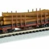 ACF 40' 1935-60 VersioLog Car w/Logs N Bachmann Trains
