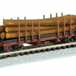 ACF 40' 1935-60 VersioLog Car w/Logs N Bachmann Trains