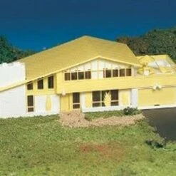 Contemporary House Plasticville USA Building Kit HO Scale Bachmann Contemporary House Plasticville USA Building Kit HO Scale Bachmann