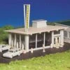 Drive-In Hamburger Stand Plasticville USA Building Kit HO Scale Bachmann Drive-In Hamburger Stand Plasticville USA Building Kit HO Scale Bachmann