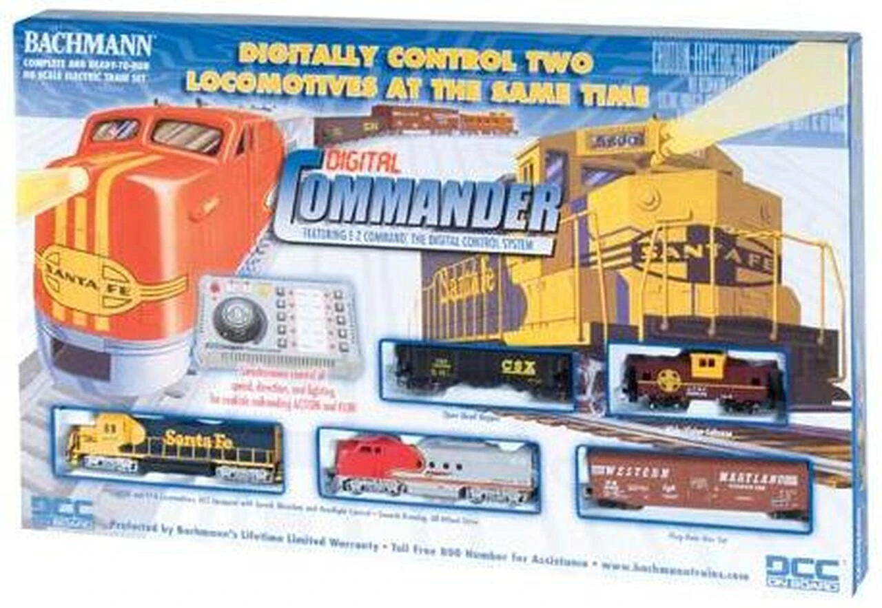 Digital Commander Train Set W /E-Z Command Control System By Bachmann Digital Commander Train Set w /E-Z Command Control System by Bachmann