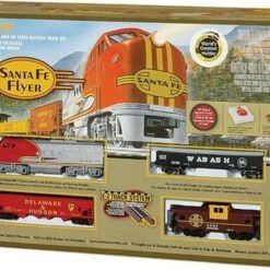 Santa Fe Flyer Electric Train Set By Bachmann Santa Fe Flyer Electric Train Set by Bachmann