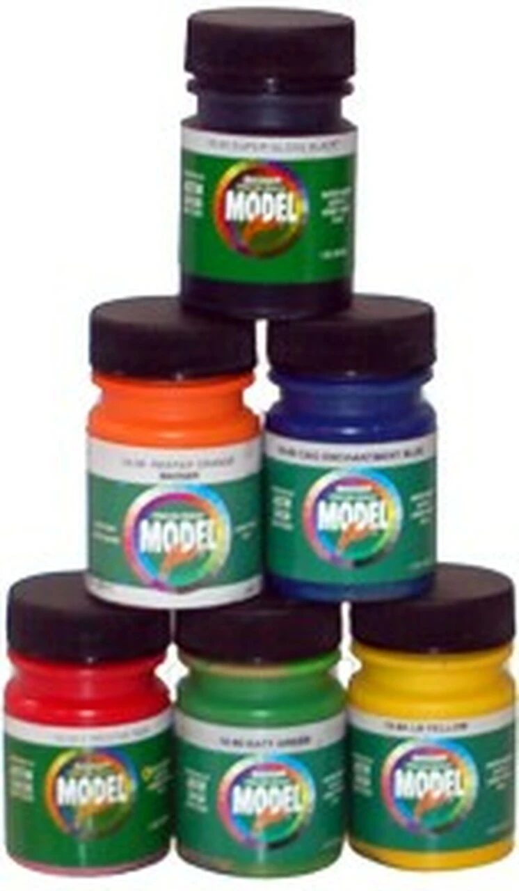 Modelflex Paint Railroad Private Car Colors Set Badger