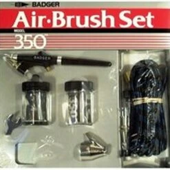 Fine, Medium & Heavy Heads Single Action Bottom Feed Airbrush Set Badger