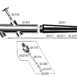 Shell/Airbrush Body Model 200 w/Needle Bearing Badger