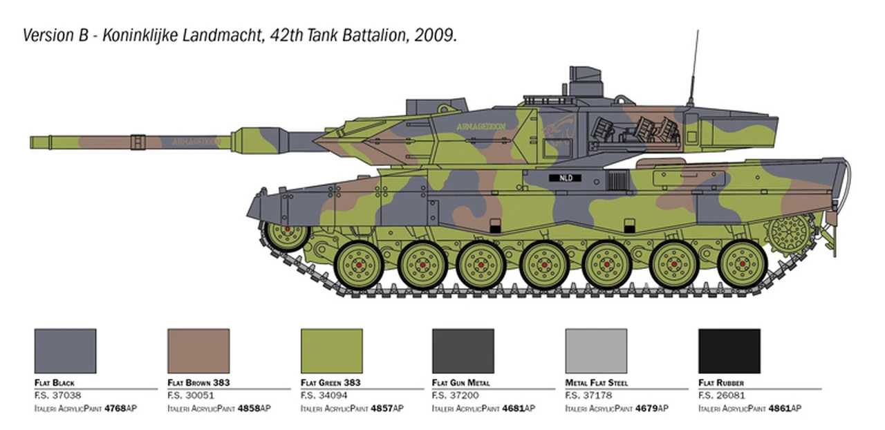 Leopard 2A6 German Tank 1/35 Italeri - Image 5