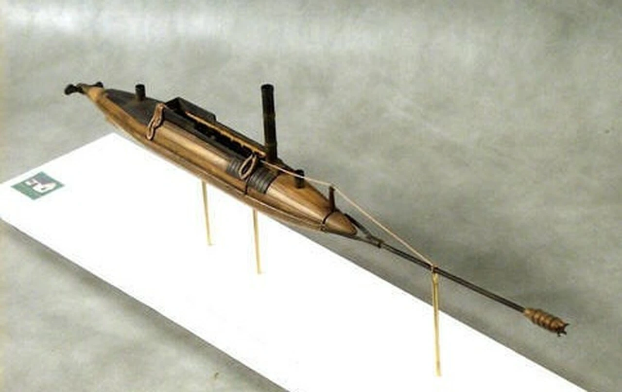 CSS David Confederate Torpedo Boat Civil War 1-72 Cottage Industries