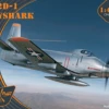 XA2D-1 Skyshark Early Version Attack Aircraft 1/48 Clear Prop Models