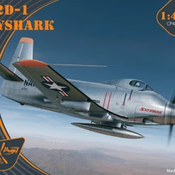 XA2D-1 Skyshark Early Version Attack Aircraft 1/48 Clear Prop Models