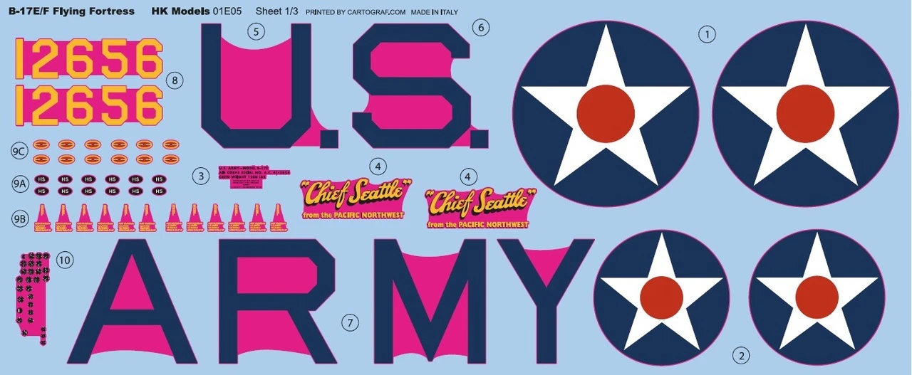 B-17E/F Flying Fortress 1/32 HK Models - Image 12