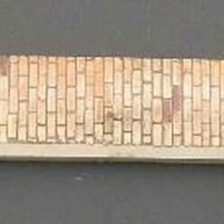 Brick Sidewalk w/Corner Sections (5pcs) (Each Section 1-1/2"X8") 1-35 Dioramas Plus
